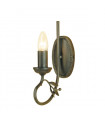 plafonnier ventilateur vintage 2 ampoules e27 max 60w brun patiné