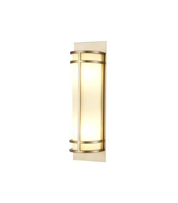 Fusion Wall Light Opal Glass, Steel, Painted Natural Brass
