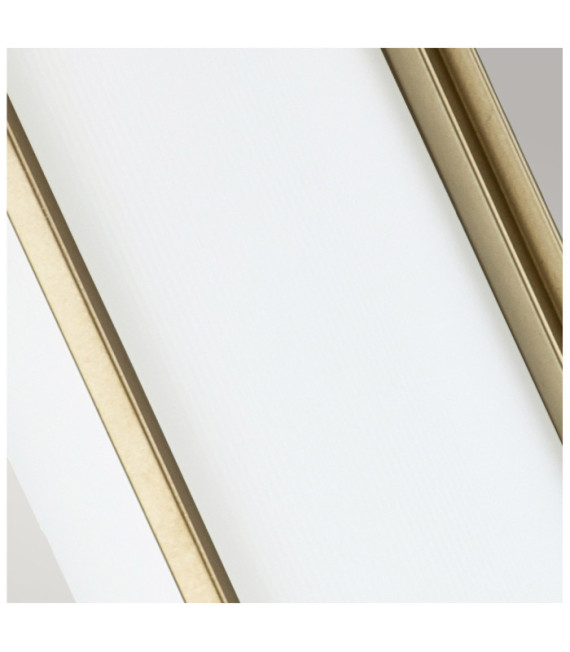 Applique murale Fusion Verre Opale,Acier Laiton naturel peint