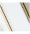 Fusion Wall Light Opal Glass, Steel, Painted Natural Brass