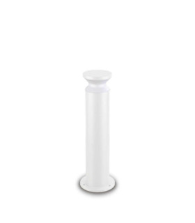 Bolardo de jardín Torre Metal, Aluminio blanco