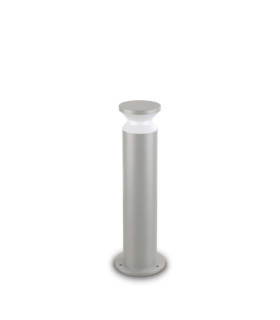 Torre Gartenpoller aus Metall, graues Aluminium