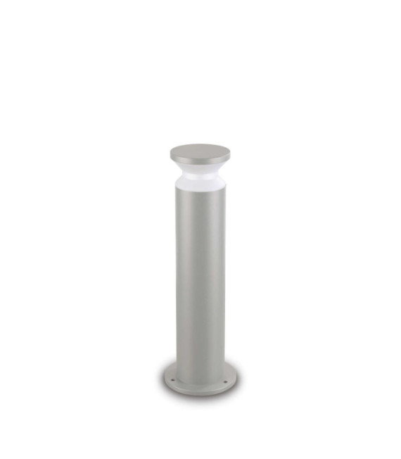 Torre Gartenpoller aus Metall, graues Aluminium