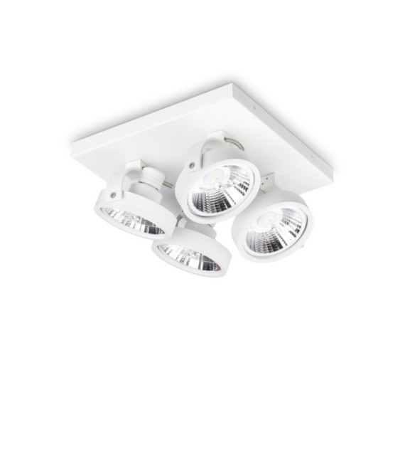 KONIG Foco múltiple Metal, Plástico blanco