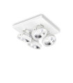 KONIG Multiple spotlight Metal, White plastic