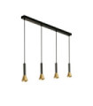 Suspension Signal Acier doux Or, Noir