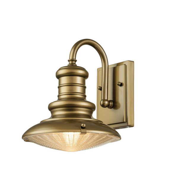 Redding aplique exterior Vidrio, Aluminio Bronce envejecido pintado