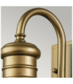 Redding exterior wall light Glass, Aluminum Painted aged bronze