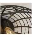 Vision ceiling light Mild steel Matt black