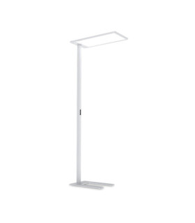 Lampada da Terra COMFORT LED Vetro, Metallo Bianco