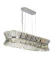 Uptown pendant light Mild steel, Clear glass, chrome