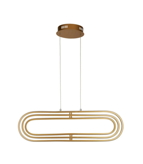 Clip lámpara colgante LED Acero dulce Blanco, Oro
