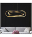 Suspension LED Clip Acier doux Blanc,Or