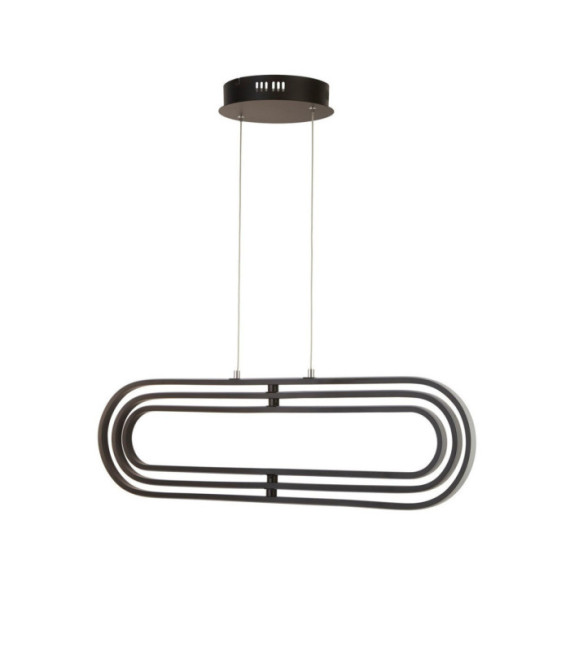 Clip LED pendant light Mild steel White, matt black