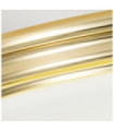 Brompton Ceiling Light Opal Glass, Polished Brass Steel