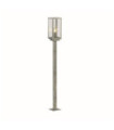 Lampe sur pied extérieur Box Acier doux Argent, Clair