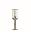 Lampe sur pied extérieur Box Acier doux Argent, Clair