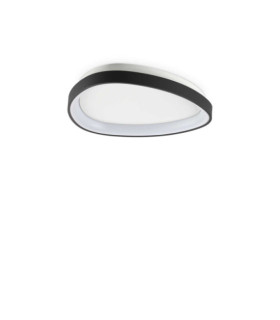 Gemini LED-Deckenleuchte aus Metall, schwarzer Kunststoff