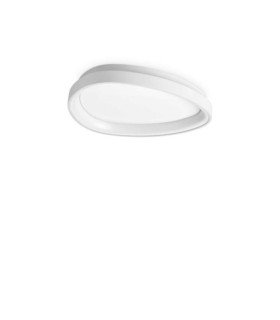 Plafonnier LED Gemini Métal,Plastique Blanc