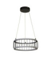 Circolo LED pendant light Aluminum, mild steel White, black sand
