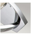Hinkley wall light Opal glass, Polished chrome steel