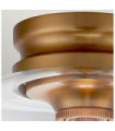 Feiss ceiling light Transparent glass, steel Burnished brass