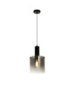 Suspension Sweden Acier doux,verre Noir
