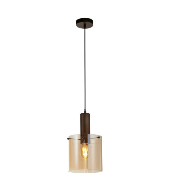 Suspension Sweden Acier doux,verre Brun