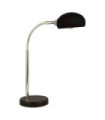 Lampe de table Astro Acier doux,verre Noir,Chromé