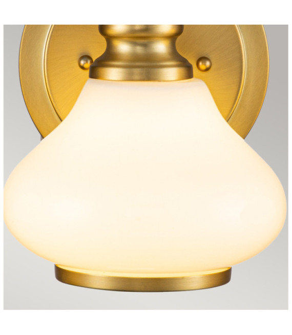 Hinkley wall light Glass, Steel Brushed brass