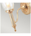 Carroll wall light Glass, Aluminum Rose Gold