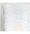 Applique murale Feiss Acier,verre grainé transparent Laiton bruni