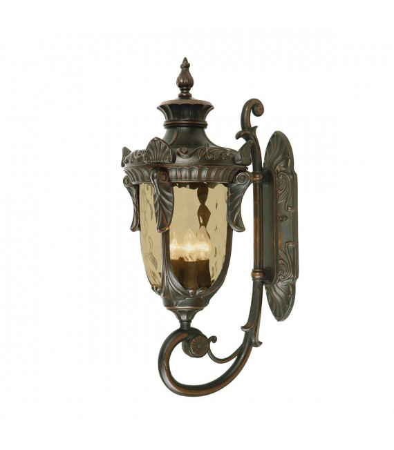 plafonnier ventilateur vintage 2 ampoules e27 max 60w brun patiné