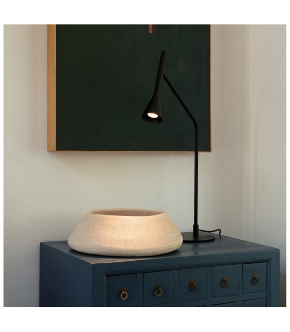 Lampe de table LED DIESIS Verre,Métal Noir