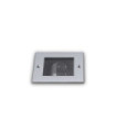 Taurus outdoor recessed plastic, stainless steel, aluminum Steel
