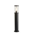 Borne de jardin Bakerloo Aluminium,verre Noir