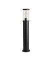 Borne de jardin Bakerloo Aluminium,verre Noir