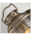 Kichler exterior wall light Aluminum, brass, transparent grained glass Burnished bronze