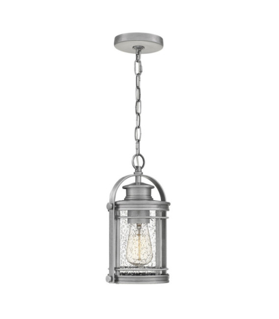 Suspension extérieur Quoizel Aluminium,acier,verre grainé transparent Aluminium industriel