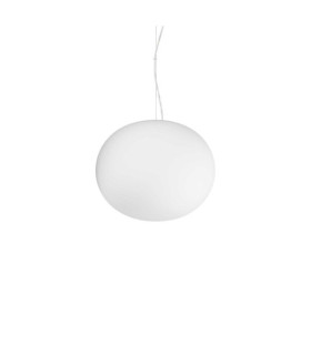 Lámpara colgante Cotton metal, aluminio blanco