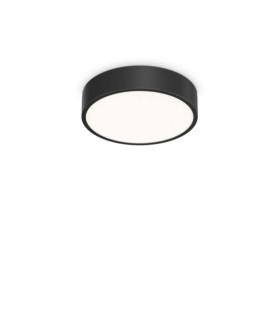 Lámpara de techo LED Ray plástico negro