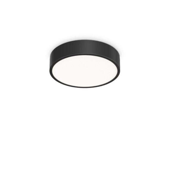Lámpara de techo LED Ray plástico negro