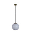 Suspension Atom Acier doux,verre Laiton