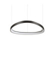 Gemini LED Pendant Light Metal, Black Plastic