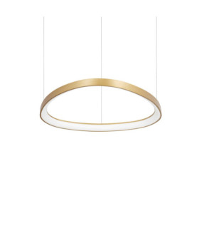 Gemini Lámpara colgante LED Metal, Plástico Latón
