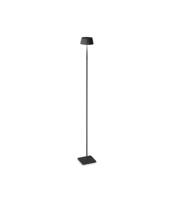 Pure Black Metal garden bollard