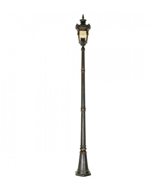 Lampada da terra Philadelphia, nera, 237 cm
