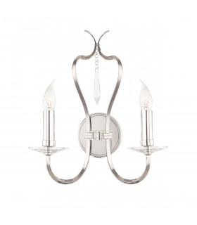 Aplique Pimlico, bronce oscuro, 2 bombillas