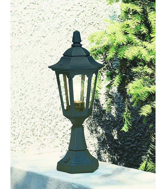 Lampada da parete Parish, nera, piccola
