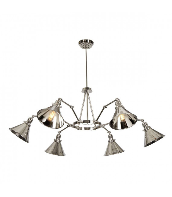 Provence Pendelleuchte, antikes Messing